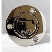 WASTE TAB screw cap 38mm / 1.5inch 316 AISI SS Deck filler